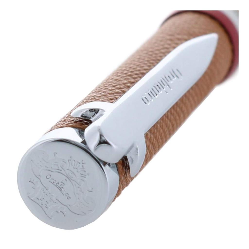 Шариковая пишущая ручка La Scriviglia Brown GT [Orobianco], пишущий инструмент, канцелярские товары, Rotolo,