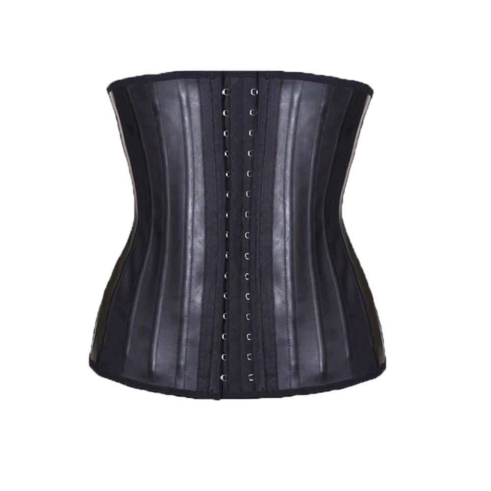 MUKATU Латексный корсет для тренировки талии, тонкий пояс для моделирования тела, 25 стальных косточек, Cincher Gaine Amincissante