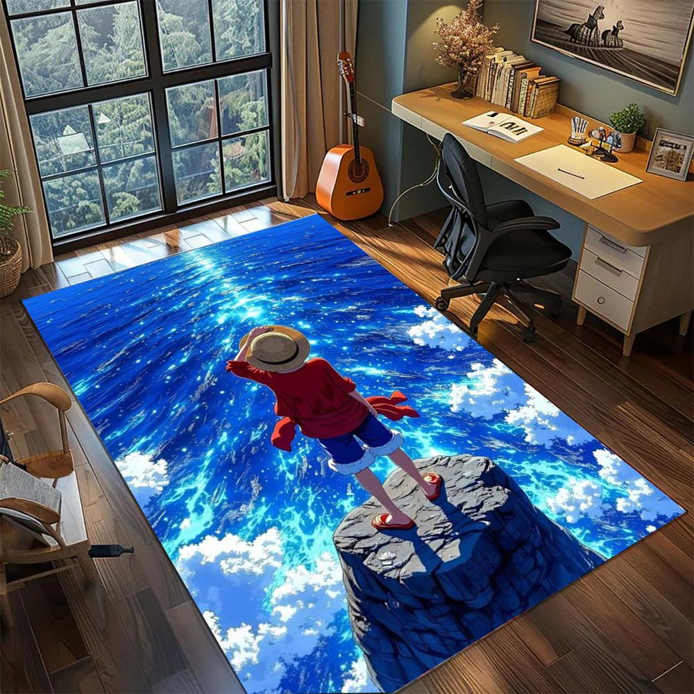 Luffy Carpet Stylish Home Decor, Non Slip Washable Large Area Floor Mat Rug Gamer Bedroom.-TING