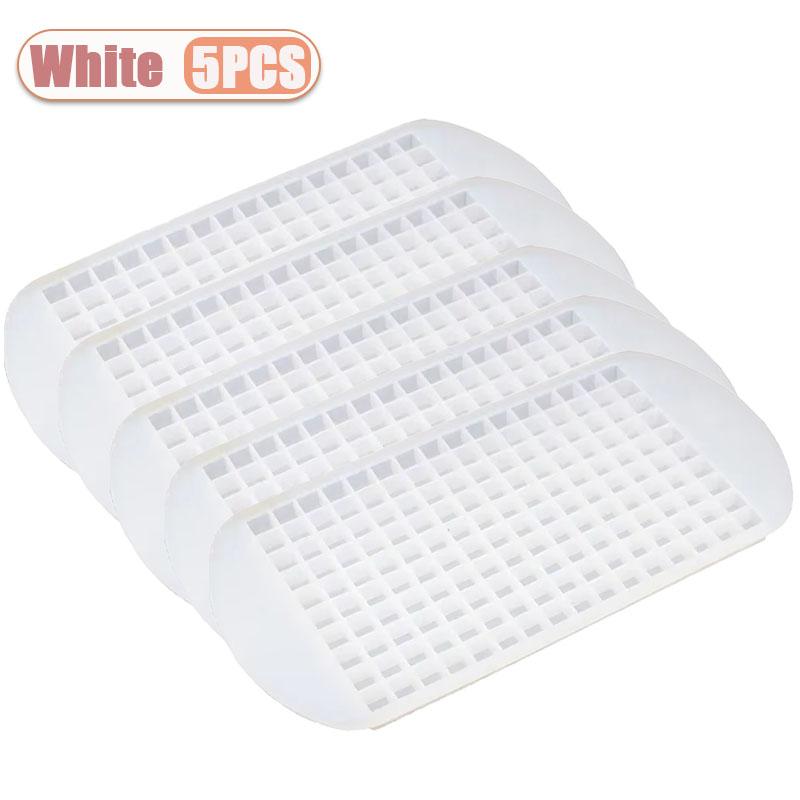 1-5PCS160 Grid Silicone Ice Tray Ice Cubes Foldable Ice Mold Ice Breaker Ice Grid Tray Small Square Mold Ice Maker Silicone Mold