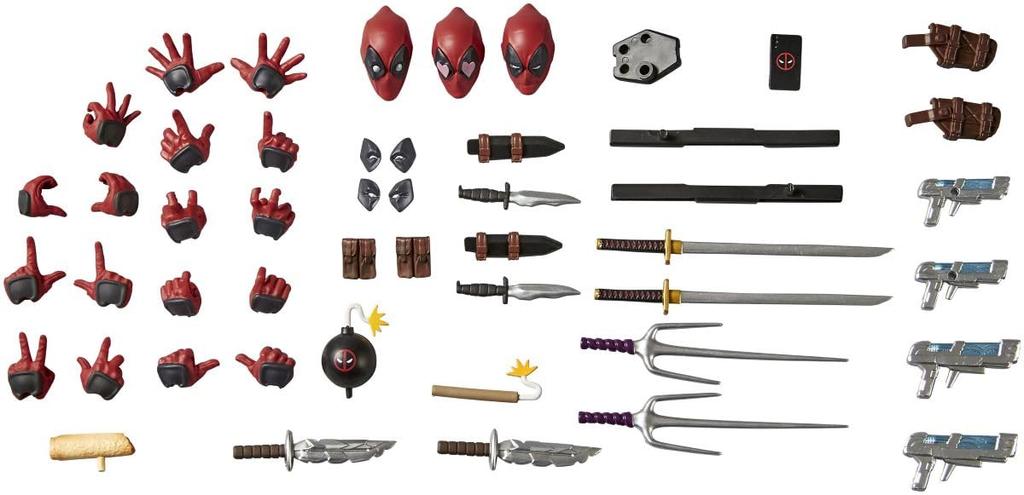 Kaiyodo Revoltech Amazing Yamaguchi Deadpool Ver.2.5 Height Approx. 170mm Non-scale PVC & ABS Painted Movable Figure