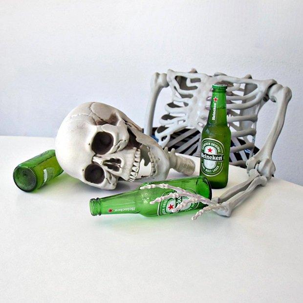 Szkielet człowieka model kościotrup halloween 170cm kostium dekoracje
