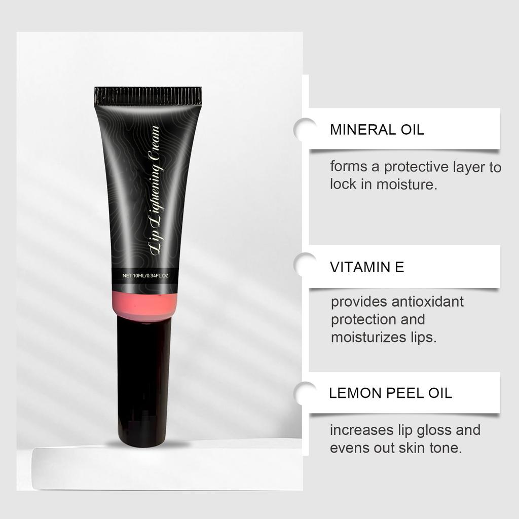 Крем для осветления губ, омертвевшая кожа, глубокий уход за губами, увлажнение и улучшение цвета губ(10мл