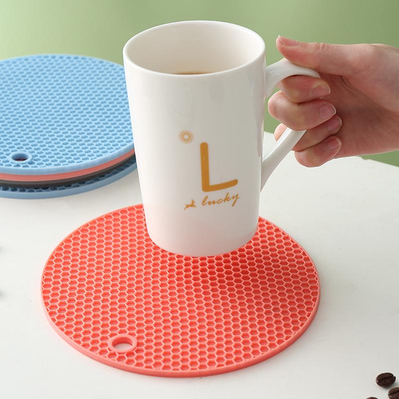 Silicone Heat-Resistant Dining Mat & Pot Holder Coaster
