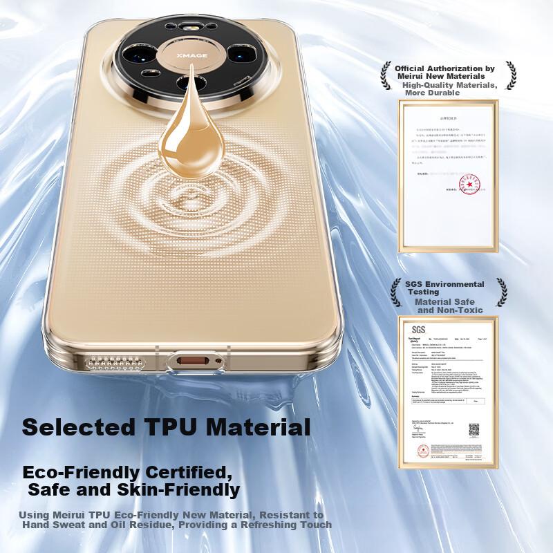 Ugreen Crystal Thin Ultra Clear Huawei Mate80 Mate80 Pro Full Coverage Airbag Shockproof Soft Transparent Slim Case