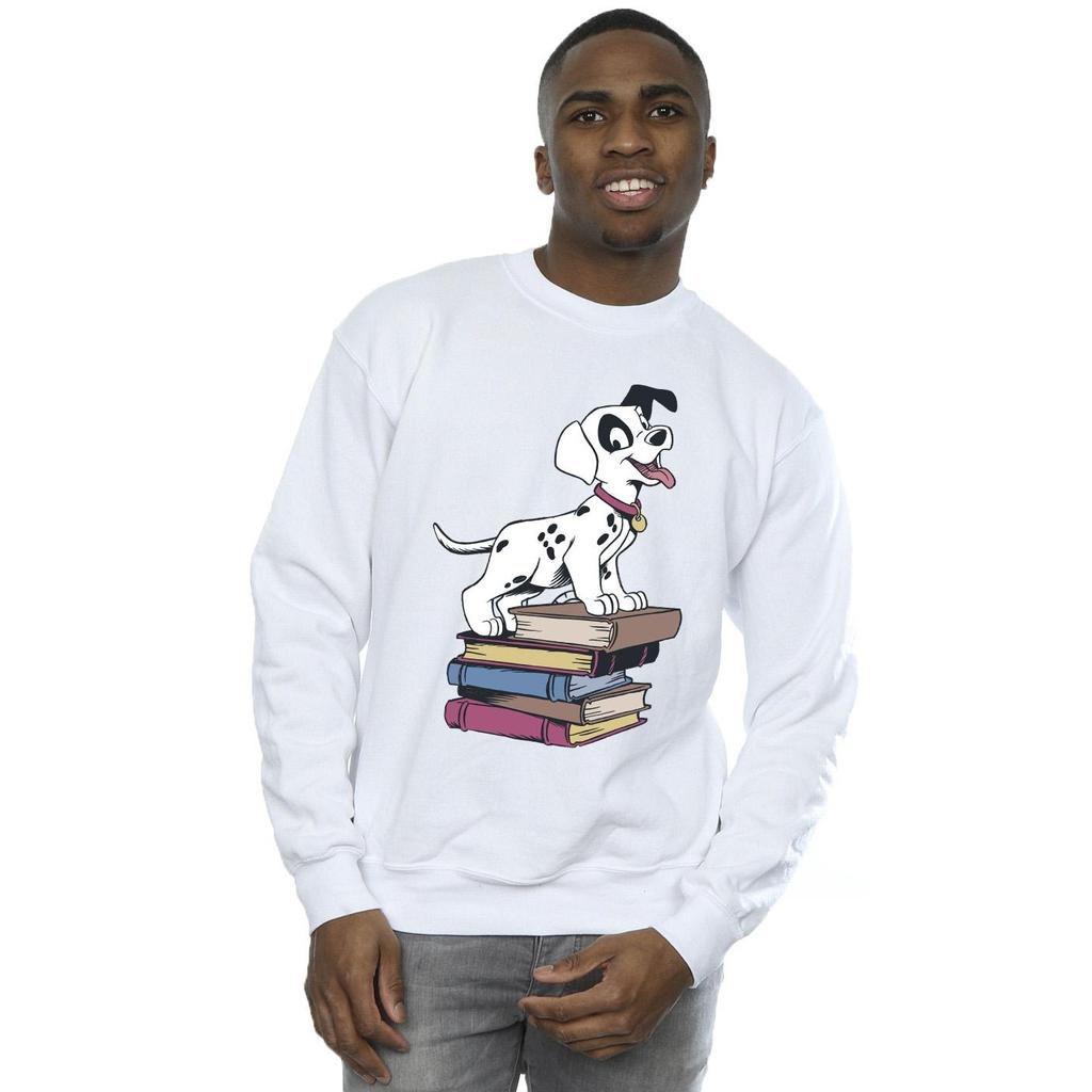 Disney Mens 101 Dalmatians Books Sweatshirt