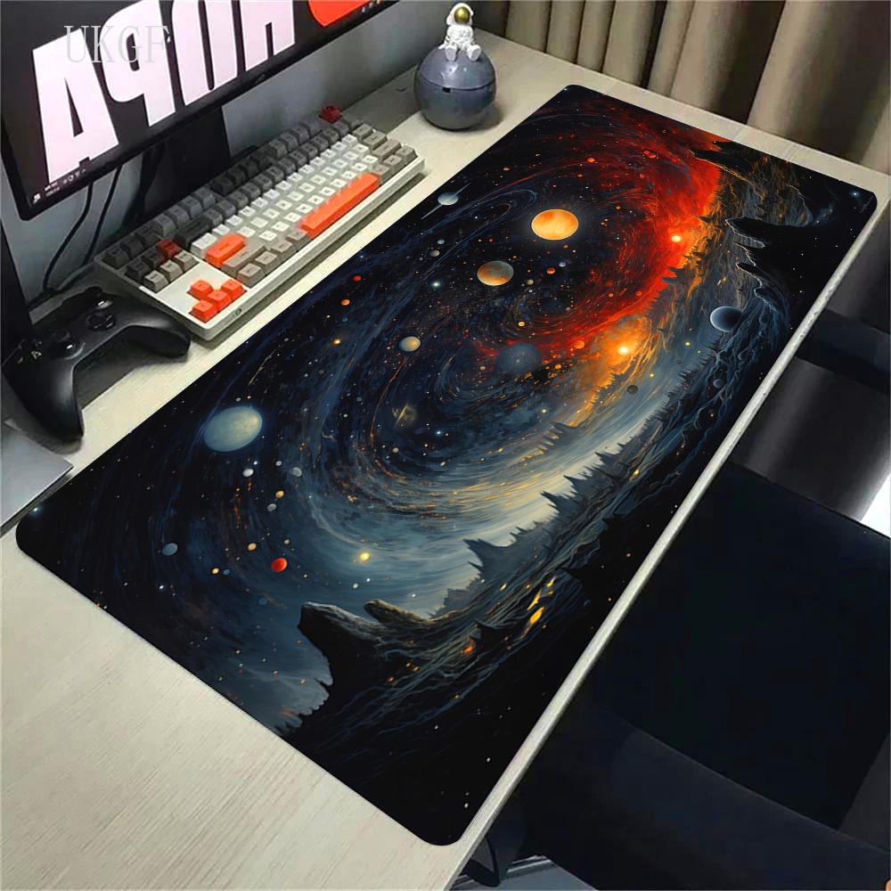 900x400 HD Print Rubber Mouse Pad Landscape Mountain Sunset Cartoon Mouse Pad XXL Extended Mouse Pad Pc Computer Non-slip Carpet