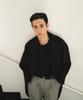Viiverde Raglan Balmacaan Coat Black