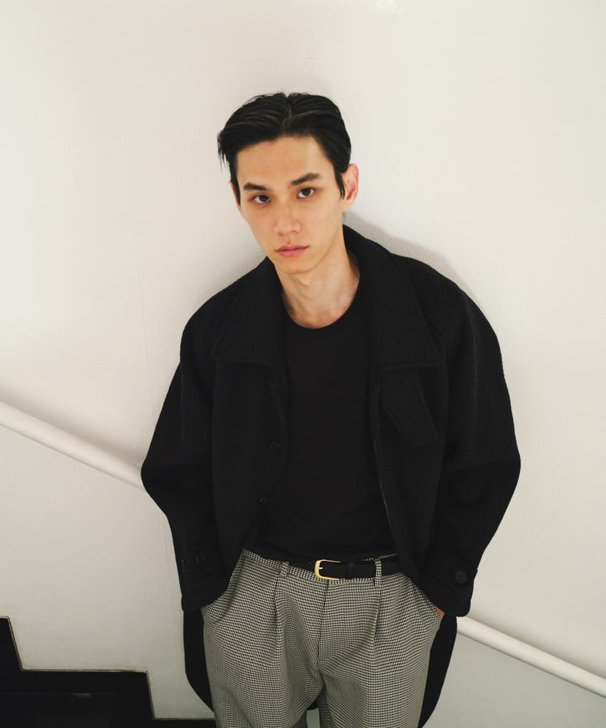 Viiverde Raglan Balmacaan Coat Black