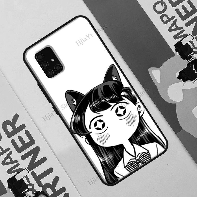 Забавный чехол для телефона Manga Chibi Komi Shouko Komi-san для Samsung A72 A52 A42 A32 A12 A50 A70 A71 A51 A40 A30S A20 A10 A31 A20e A21S
