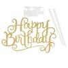 Happy Birthday Candle Party Cake Topper Supplies Decoration