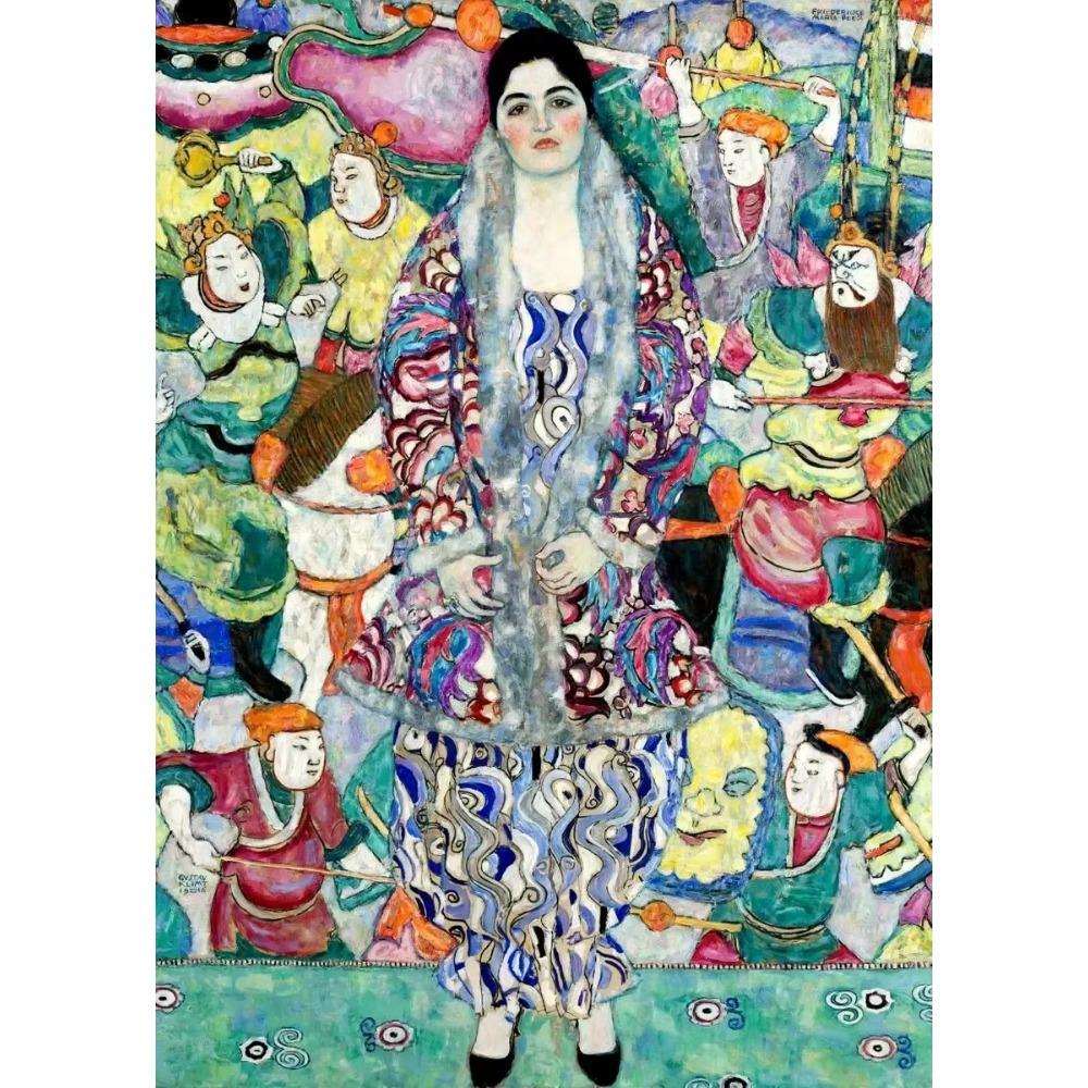 Classic Abstract Figure Artworks of Gustav Klimt, Including "The Kiss" and "The Tree of Life" Home Decor Gifts.
