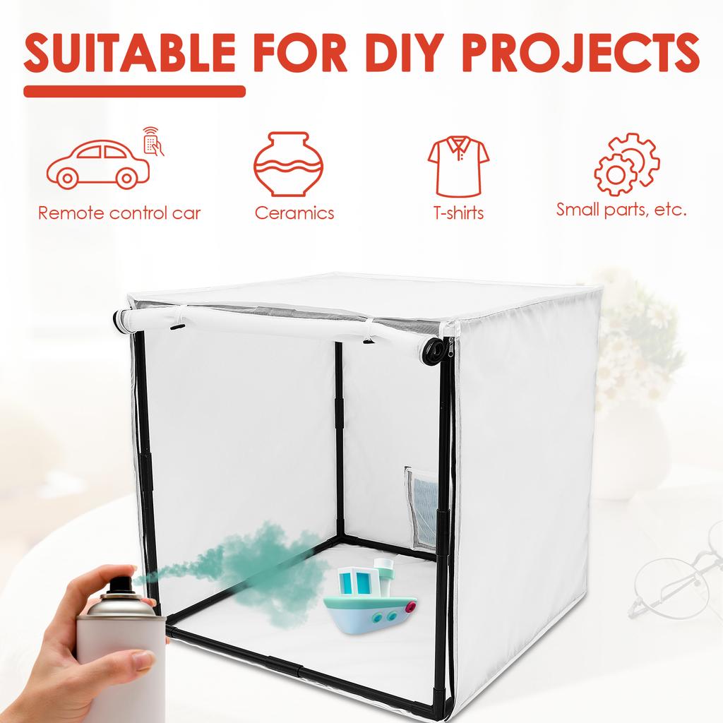 5/29,5-дюймовая аэрозольная покрасочная камера, разборная покрасочная камера, портативные инструменты для аэрозольной покраски для игрушек на радиоуправлении, автомобилей