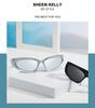 SHEEN KELLY Поляризованные Окружающие Зеркальные Спортивные Очки Swift Овальные Y2K Мужские Солнцезащитные Очки, Женские Солнцезащитные Очки, Черные/Серебристые, (желтый)