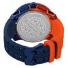 Tendence Gulliver De Color TY146104 Мужские часы Темно-синий/Оранжевый циферблат Алюминиевый Минеральное стекло Кварцевые 51 мм Оранжевый
