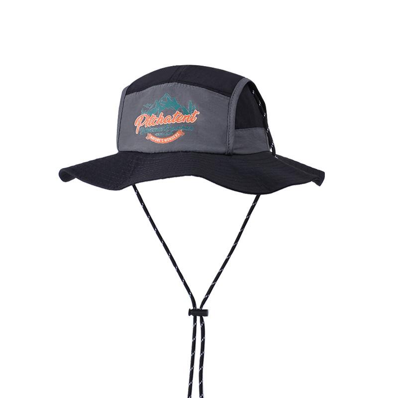 Children's hats spring and summer outdoor sunscreen hats boys and girls big brim sun hat quick-drying waterproof thin bucket hat