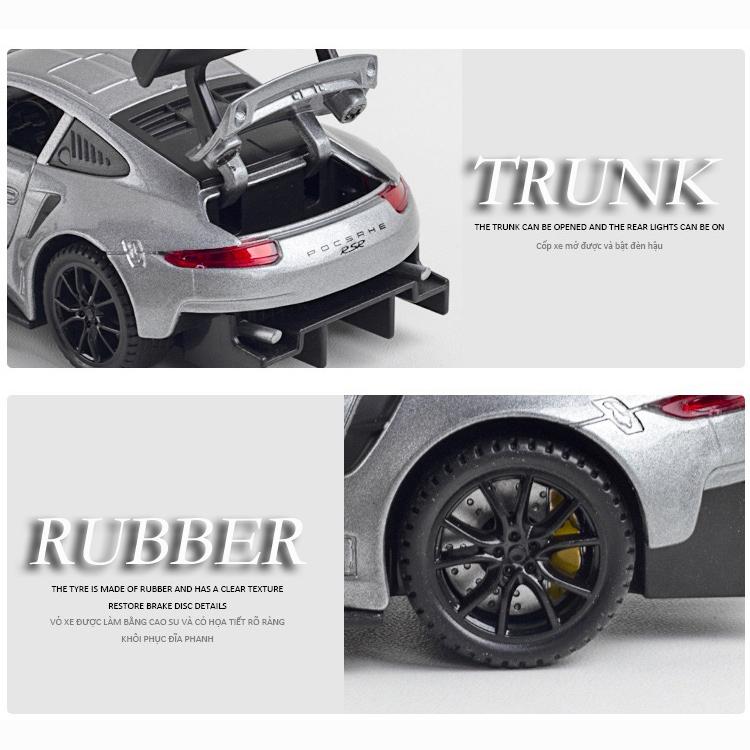 Масштаб 1/32 911 RSR Panamera, металлический литой под давлением сплав, гоночные игрушки, модель автомобиля для мальчиков, детей, подарок, автомобили, коллекция для хобби