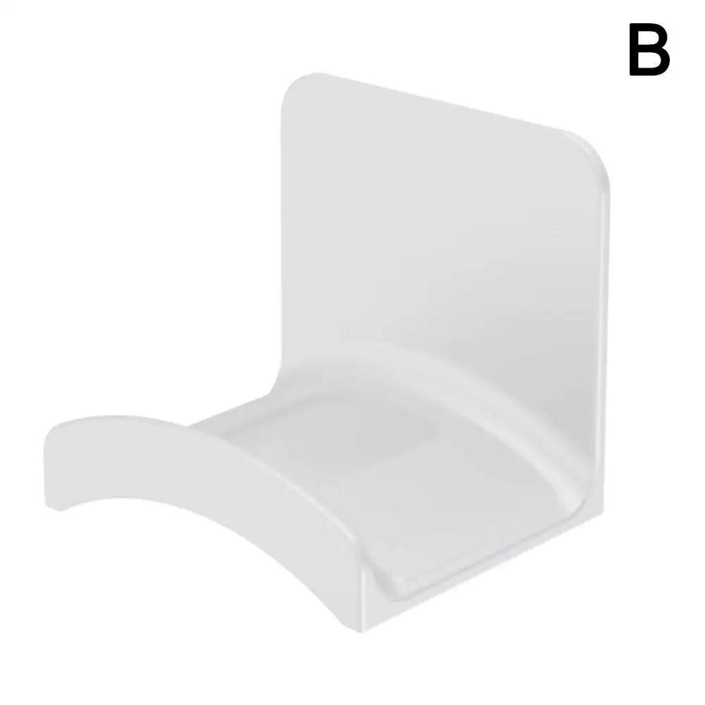 1PCS Headphone Stand Wall Mount Perforated-free Gaming Rack Table Hanging Storage Hook Support Stand Under Stand Hook Q8F3
