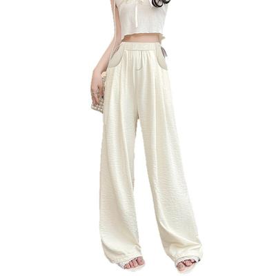 Белые молочные брюки Фу Ямамото для беременных, женские летние тонкие новые повседневные брюки большого размера с широкими штанинами