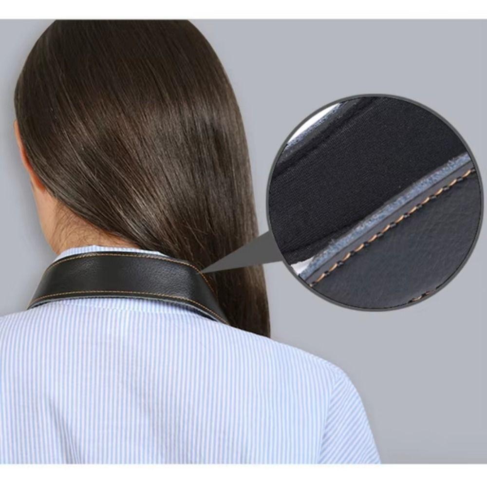 Adjustable Sax Shoulder Harness PU Leather Clarinet Neck Band Sturdy Saxophone Neck Strap Adult