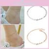 Wholesale French Style Luxury Titanium Steel Anklet Trendy And Minimalist Foot Accessories