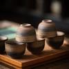 Грубая глиняная чашка для чая Творческая керамическая кружка Мастера Набор Персональная Китайская Кунг-фу Ганфу Кипящая чашка для чая Ретро Посуда для чая