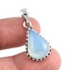 Natural Aqua Chalcedony Gemstone Handmade 925 Solid Silver Pendant 1.50'' a2A24