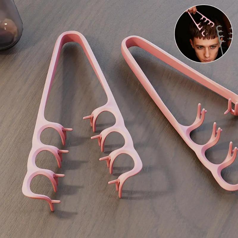 Расческа для придания объема и текстуры, салонная расческа с широкими зубьями для укладки волос для мужчин и женщин, расческа для пышных вьющихся волос для объема и пробора челки