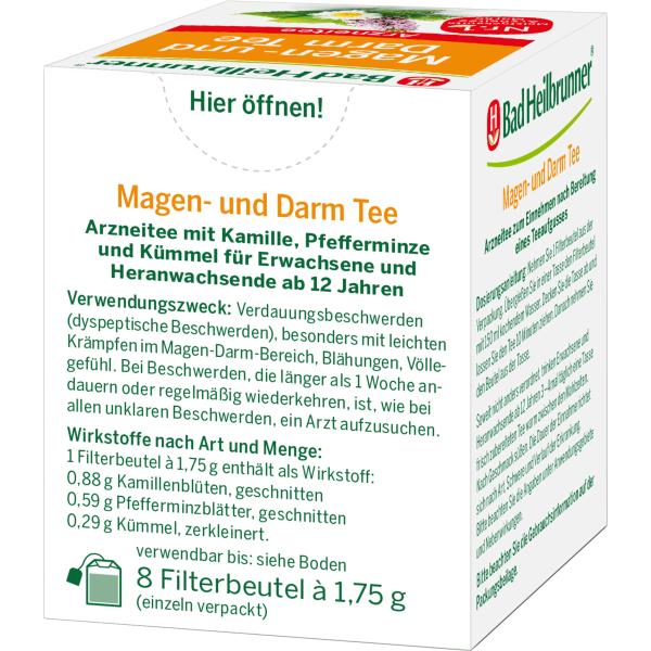Badheilbrunner Stomach Tea 8 Packs 14g