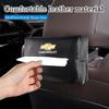 BODCA1 PU Leather Car Tissue Box Facial Tissue Storage Bag For Chevrolet Bolt Spark Tahoe Z71 Aveo Impala Lacetti Malibu Sail SS Cruze