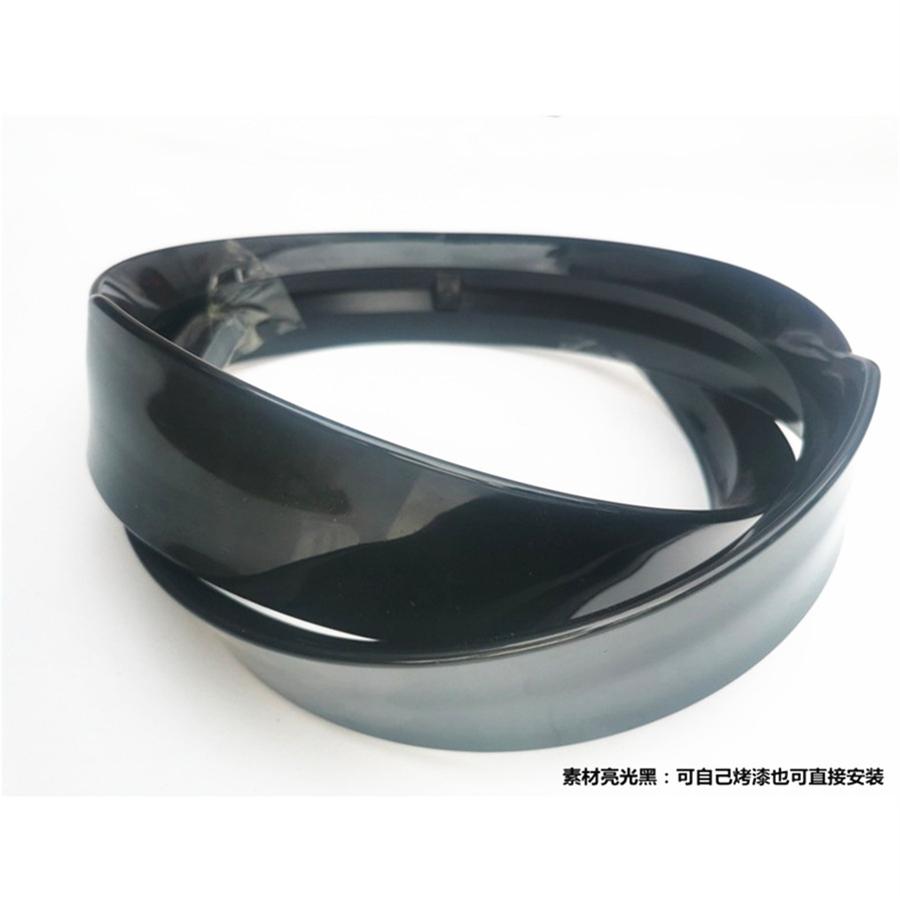 115CM  PU Glossy Black Car Rear Roof Lip Spoiler Lip Wing Tail