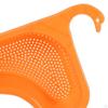 Kitchen Sink Drain Basket Food Strainer Cleaning, Washing and Drainer Triangular Convenient