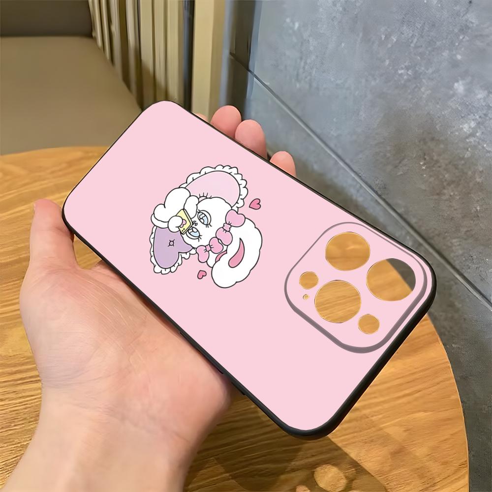 E-Esther B-Bunny Phone Case For IPhone 17 15 16 13 Pro Max 14 12 11 Air Xr X 8 7 6 Plus Luxury Back Cover