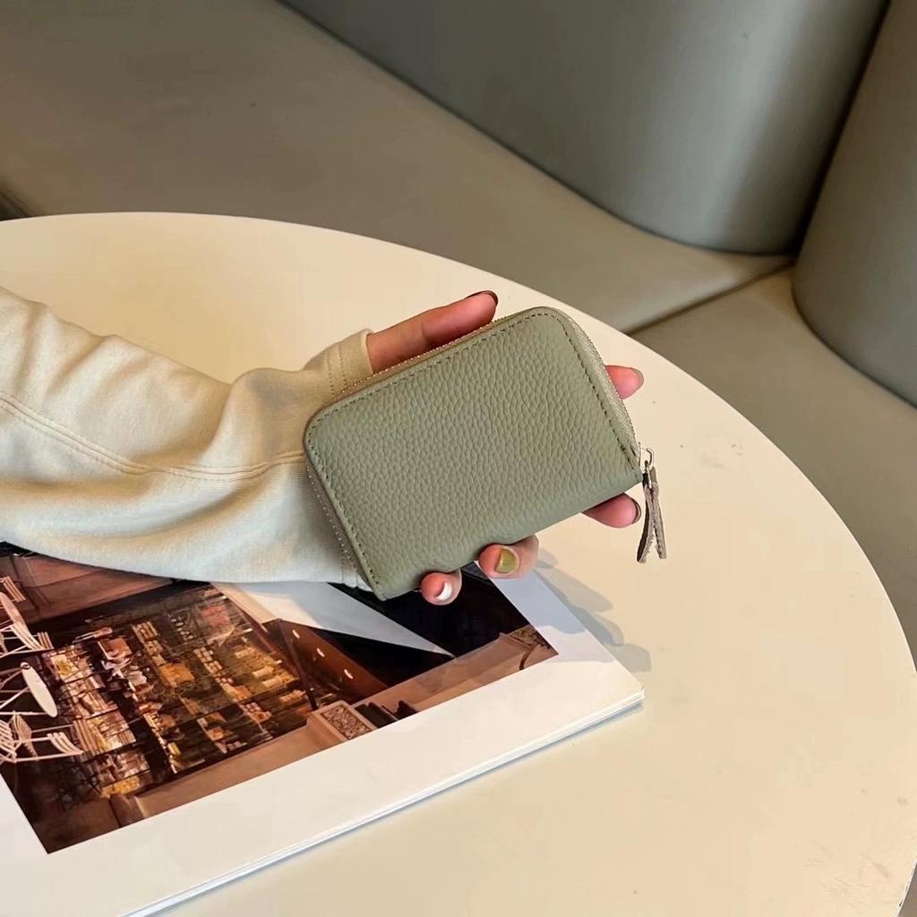 Genuine Leather Card Holder First Layer of Cowhide Coin Purses For Women Natural Leather ID Credit Business Cards Organizer 11 Slots