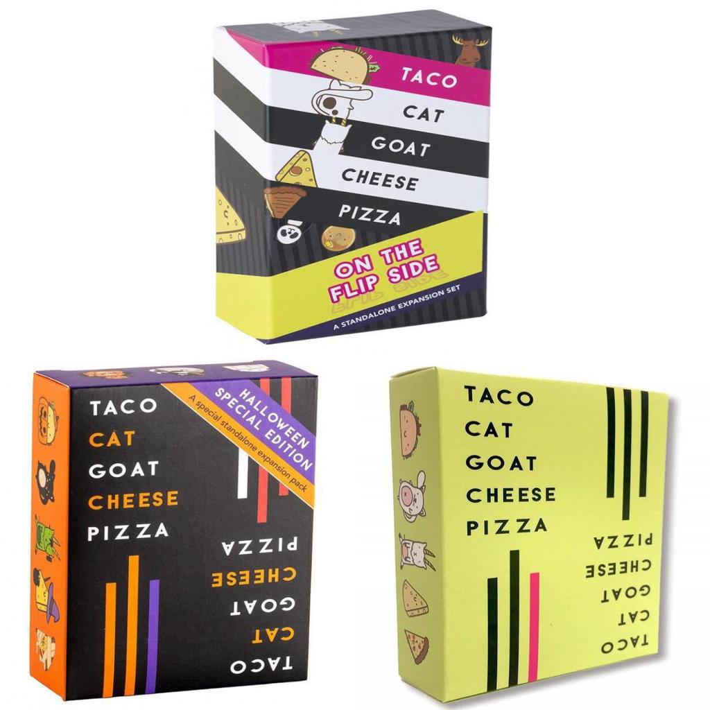 Taco Cat Goat Cheese Pizza Card Game With Brain Development Features For Party And Kids