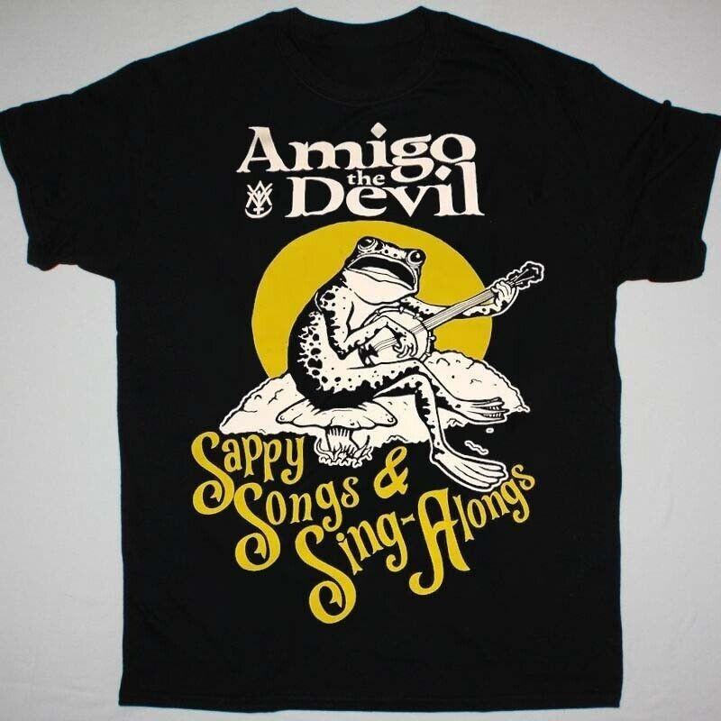Amigo The Devil Frog Short Sleeve Cotton Black All Size Gift Shirt KH791 Unisex T-Shirt