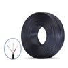 2547 Черный 26 AWG 24 AWG 2-жильный экранированный провод в бухте ПВХ-изоляция Луженая медь Многожильный двойная оболочка Кабель