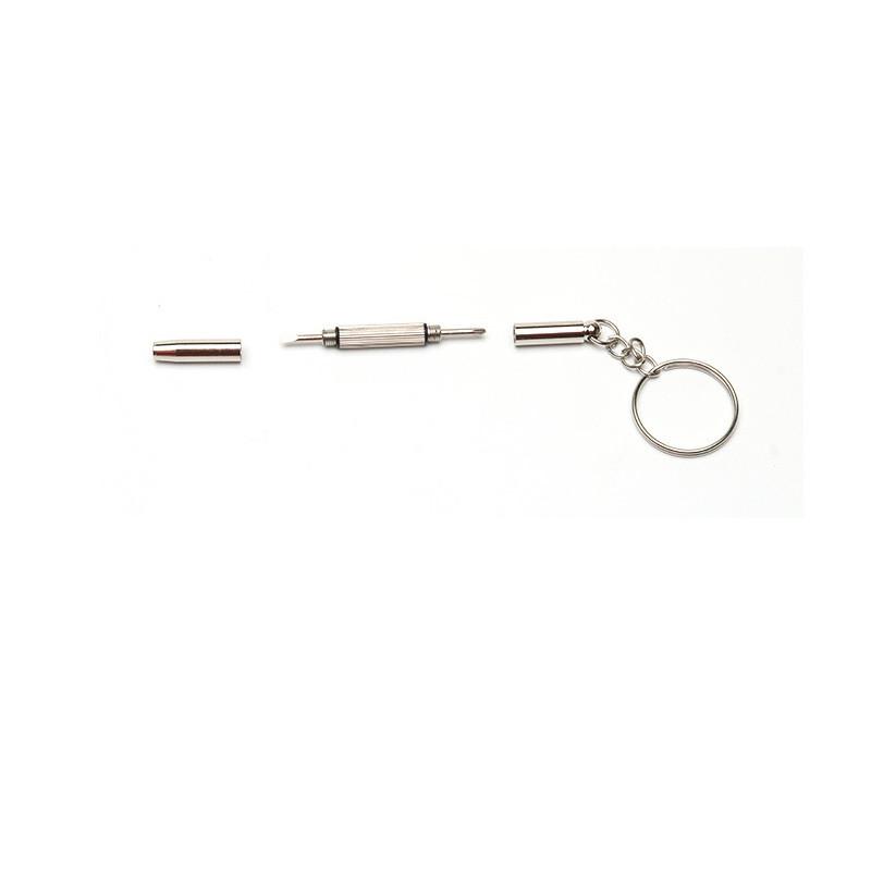 Компактный набор мини-отверток 3-в-1 с креплением для ключей для часов, очков и мобильных телефонов