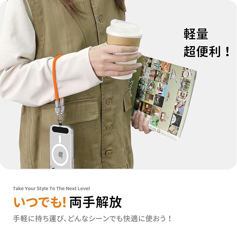 Type C Strap [60W Fast Charging] iPhone 16 Cable 0.3m*1 Piece PD Compatible Charging Cable Usb C MacBook iPad Compatible with Android Strap Holder *1