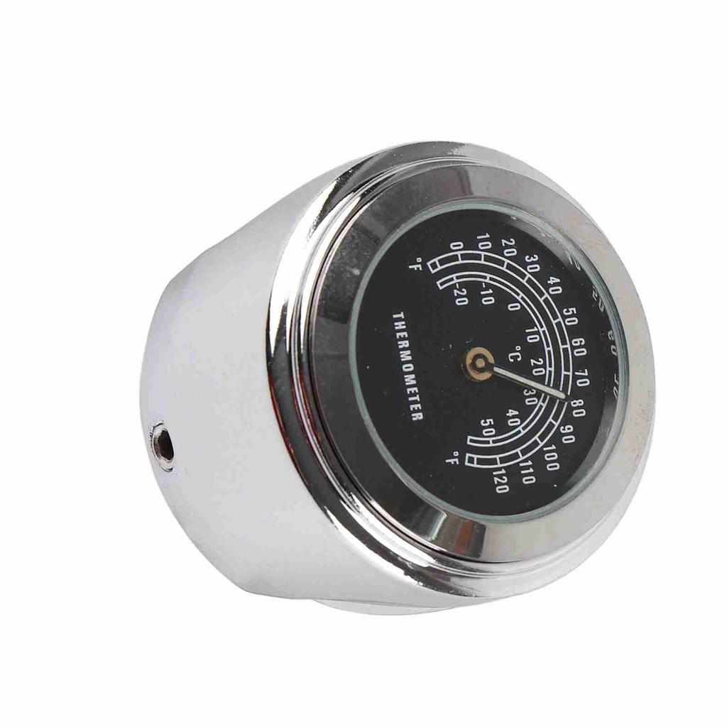 22 25 мм Водонепроницаемый Мотоциклетный Крепеж на Руль Термометр Аксессуары(черный)