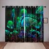 Nature Mushroom ForestDreamy Blackout Window Curtain for Bedroom Living Room Bathroom Kicthen Door Hall High Shading New Fashion