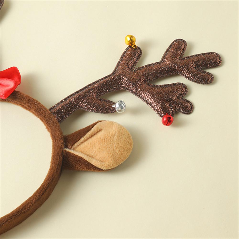 1 шт. Рождественская декоративная повязка на голову, наряд для рождественской вечеринки, объемная рождественская повязка на голову