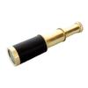 6" Nautical Handheld Pirate Brass Telescope Black Leather Handmade Style Gift