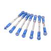 7pcs RC Tie Rod Set Aluminum Alloy Durable Convenient Metal RC Car Link Rod Set for Traxxas 1 10 RC Short Truck Blue