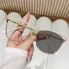 Роскошные фотохромные очки «кошачий глаз» с защитой от синего света, женские брендовые дизайнерские металлические солнцезащитные очки, компьютерные оптические очки для очков