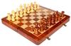 Stonkraft 14" x 14" Коллекционная складная деревянная шахматная доска + Деревянные магнитные фигуры для игры