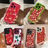 N115 Merry Christmas desig Happy New Year Мягкие чехлы для телефонов Angel Eyes для iPhone 16 15 14 13 11 Pro Max 8 7 6s Plus 12 mini XR XS Max Противоударный чехол