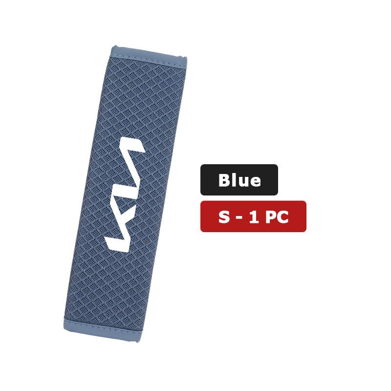 CAONU1 Car Adjustable Ice Silk Shoulder Cover Seat Belt Pad Strap Padding Accessories For KIA Ceed Sportage Rio K5 K2 Optima Cerato