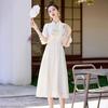 2024 Summer Women's Chinese Embroidery Cheongsam Dress AH2457