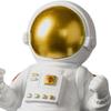 -Смоляная статуэтка Космическая фигурка Фигурка космонавта Украшение Скульптура для детской комнаты Книжной полки, Спальни,
